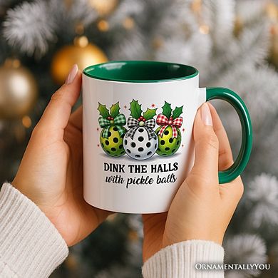 Pickle Balls Mug, Funny Christmas Gift