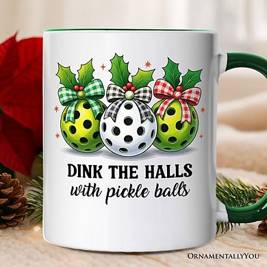 Pickle Balls Mug, Funny Christmas Gift