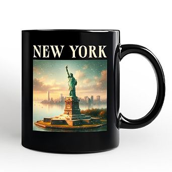 Iconic New York State Statue of Liberty Mug, Patriotic American Landmark Gift and Heritage Souvenir