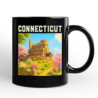Charming Connecticut State Gillette Castle Mug, Historic Landmark New England Travel Keepsake