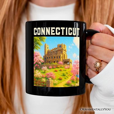 Charming Connecticut State Gillette Castle Mug, Historic Landmark New England Travel Keepsake