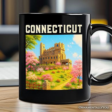 Charming Connecticut State Gillette Castle Mug, Historic Landmark New England Travel Keepsake
