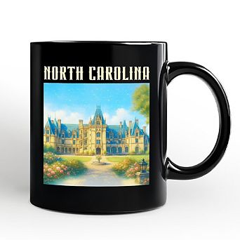 Elegant Biltmore Estate North Carolina State Mug, Asheville Landmark Gift and Heritage Souvenir