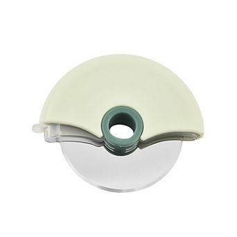 Pizza Cutter Wheel with Protective Cover Compact Handheld Rolling Blade Kitchen Cutting Tool