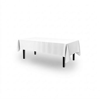 Disposable Plastic Tablecloth 8-Pack Leakproof Sturdy Cover