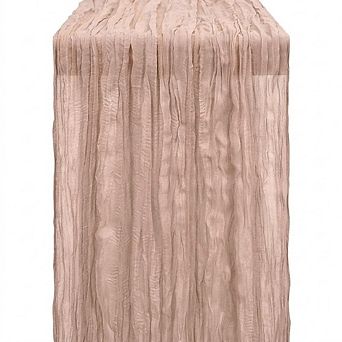 Soft Gauze Cheesecloth Table Runner, Decorative for Weddings & Parties