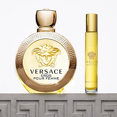 VERSACE ~ EROS outlet POUR FEMME EAU DE TOILETTE SPRAY ~ 3.4 OZ CLEAR BOTTLE