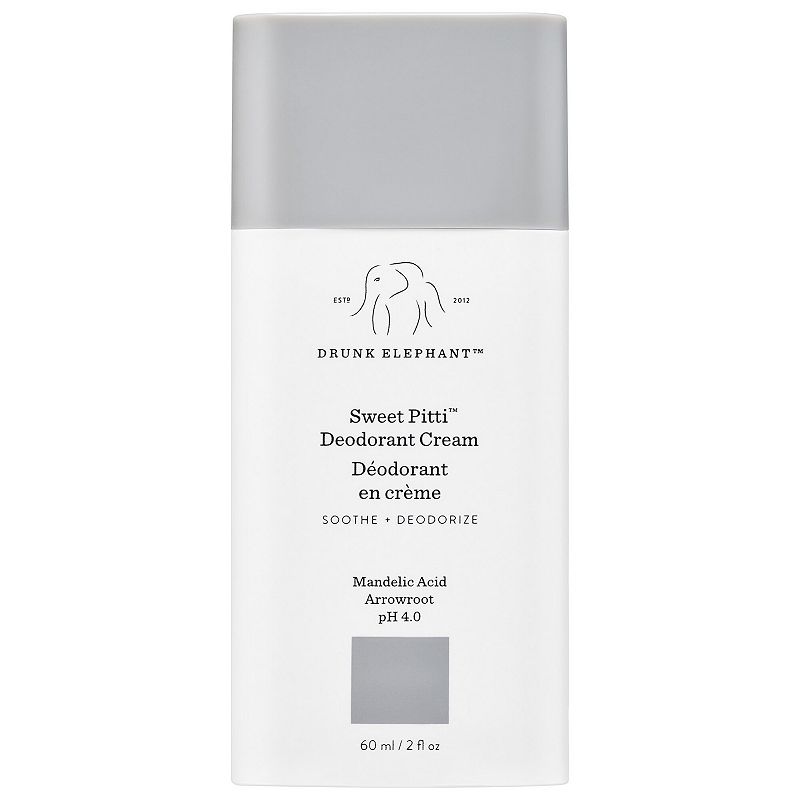 Drunk Elephant Sweet Pitti Deodorant Cream. Soothing and Moisturizing Underarm Deodorizing Cream. (2 fluid ounces)