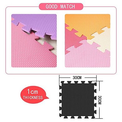 20 Tiles 30cm EVA Foam Interlocking Puzzle Play Mat 1cm Thick Baby Floor Mat