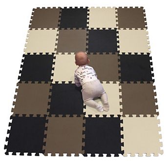 20 Tiles 30cm EVA Foam Interlocking Puzzle Play Mat 1cm Thick Baby Floor Mat