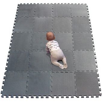 20 Tiles 30cm EVA Foam Interlocking Puzzle Play Mat 1cm Thick Baby Floor Mat