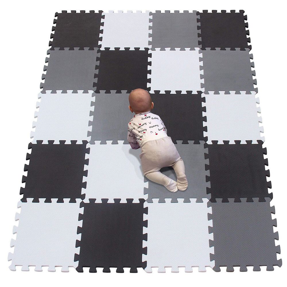 20 Tiles 30cm EVA Foam Interlocking Puzzle Play Mat 1cm Thick Baby ...