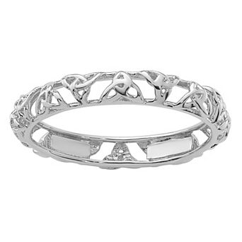 Stacks & Stones Sterling Silver Stackable Celtic Knot Ring