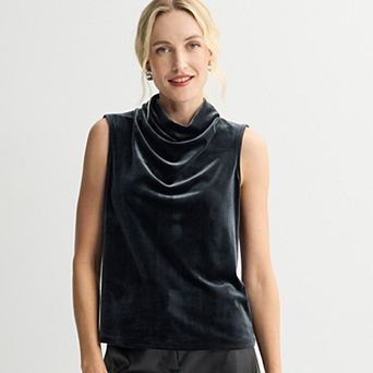 Women's Nine West Drapey Cowl Neck Tank Top