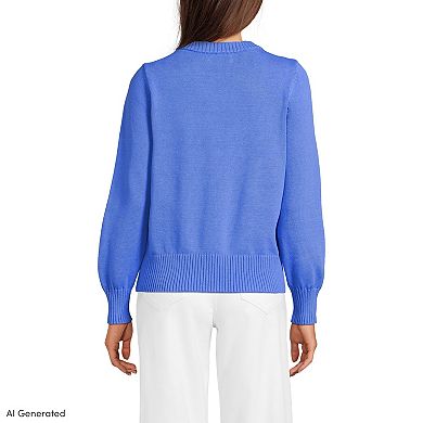 Women's Lands' End Drifter Sports Icon Sweater