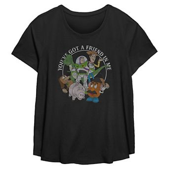 Plus Size Disney / Pixar's Toy Story 5 You've Got A Friend In Me Flowy Graphic Tee