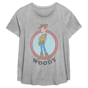 Plus Size Disney / Pixar's Toy Story 5 Woody Character Flowy Graphic Tee