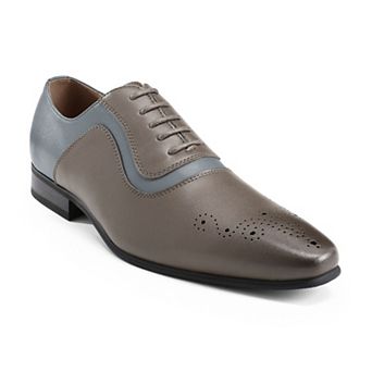 Men's Pointed Toe Oxfords Brogue Decor Business Casual Dress Shoes