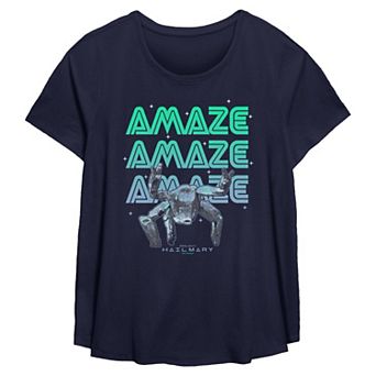 Plus Size Project Hail Mary Rocky Amaze Flowy Graphic Tee