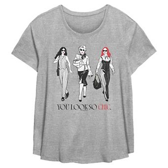 Plus Size The Devil Wears Prada Andy, Miranda & Emily You Look So Chic Flowy Graphic Tee