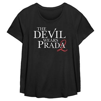 Plus Size The Devil Wears Prada 2 Logo Flowy Graphic Tee