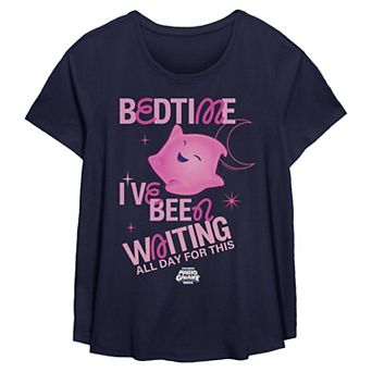 Plus Size The Super Mario Galaxy Movie Luma Bedtime Flowy Graphic Tee