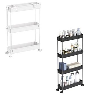 SPACELEAD 3 tier Slim Storage cart and 4 tier Slim Storage cart
