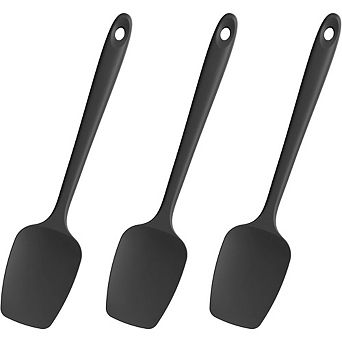 3 pc Silicone Spoon Spatula Set, Heat-Resistant, Nonstick Cooking Utensils