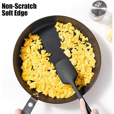 3-Piece Silicone Spoon Spatula Set, Heat-Resistant, Nonstick Cooking Utensils