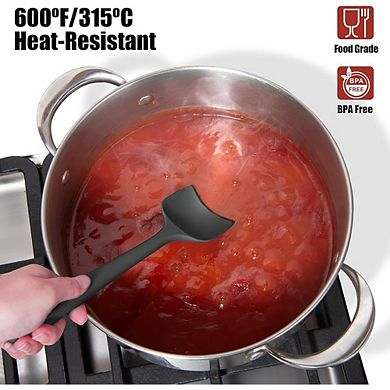 3-Piece Silicone Spoon Spatula Set, Heat-Resistant, Nonstick Cooking Utensils