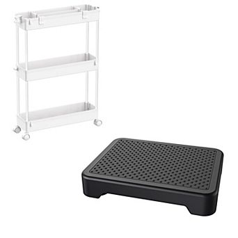 SPACELEAD Storage cart and Step Stool