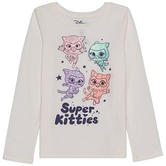 Girls 4-12 Jumping Beans® Super Kitties Long Sleeve Graphic Tee