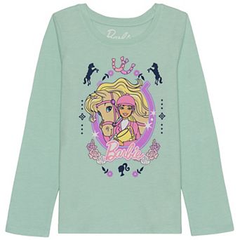 Girls 4-12 Jumping Beans® Barbie & Horse Long Sleeve Graphic Tee