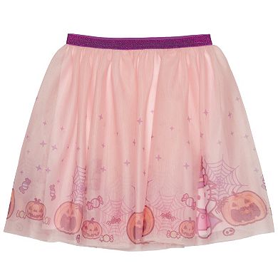 Girls 4-12 Hello Kitty Halloween 2-Piece Long Sleeve Top & Skirt Set