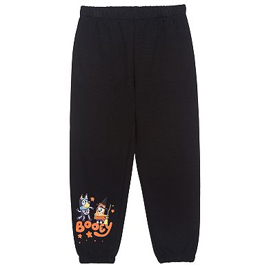 Girls 4-12 Bluey Halloween Soft Fleece 2-Piece Sweatshirt & Jogger Set