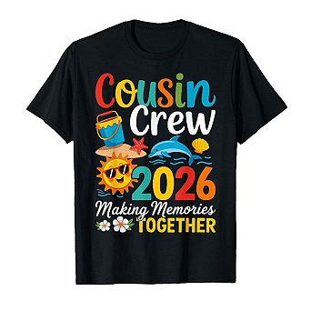 Cousin Crew 2026 Summer Vacation Making Memories Family T-Shirt