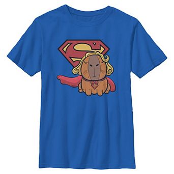 Boys 6-20 DC Comics Supergirl Capybara Graphic Tee