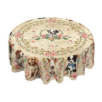 Animals Table Covers, Round Tablecloth, Rectangle Table Cloths for Indoor and Outdoor