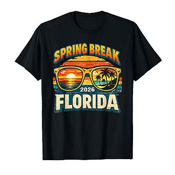 Florida Spring Break 2026 Retro Family Vacation Matching T-Shirt