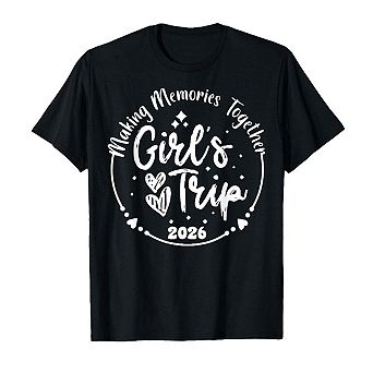 Women's Girls Trip 2026 Cute Weekend Summer Vacation T-Shirt