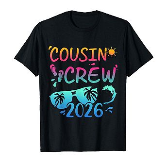 Women's Cousin Crew 2026 Summer Vacation Family Reunion T-Shirt
