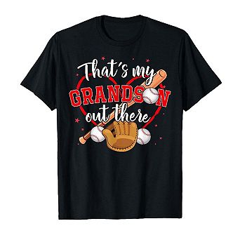 That's My Grandson Baseball Grandma Mother's Day Women's T-Shirt
