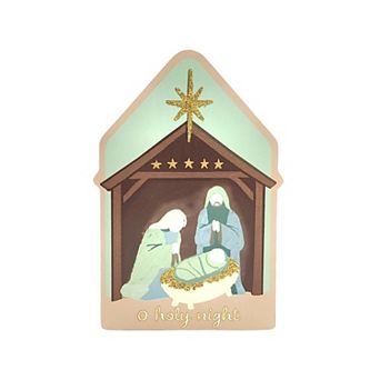St. Nicholas Square® Nativity Caption Box Table Decor