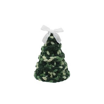 St. Nicholas Square® Small Knit Tree With Bow Table Decor