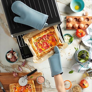 KitchenAid® Ribbed Soft Silicone Oven Mitt 2-Pack Set