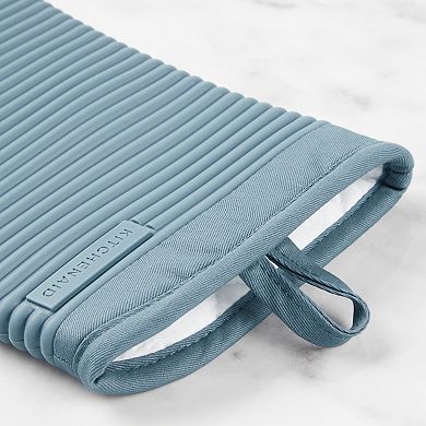 KitchenAid® Ribbed Soft Silicone Oven Mitt 2-Pack Set