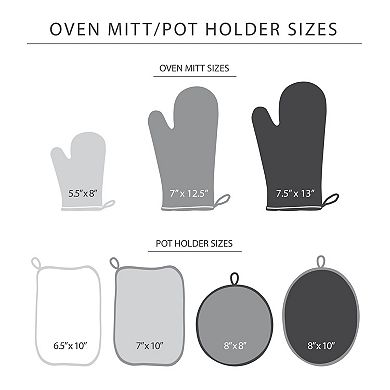 KitchenAid® Ribbed Soft Silicone Oven Mitt 2-Pack Set