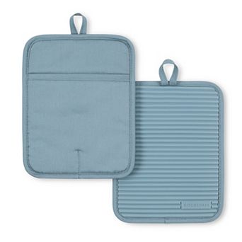 KitchenAid® Ribbed Soft Silicone Pot Holder 2-Pack Set