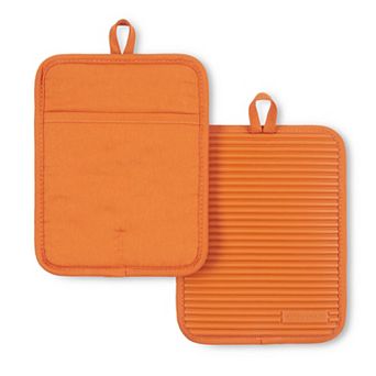 KitchenAid® Ribbed Soft Silicone Pot Holder 2-Pack Set