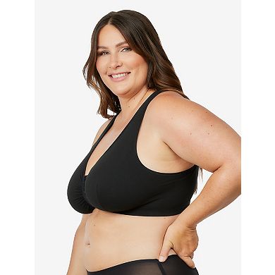 The Indy - Cotton Front-Closure Lace Racerback Bra